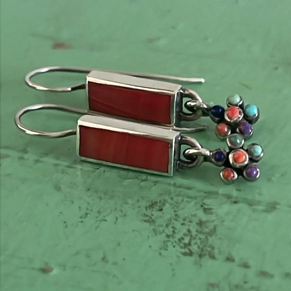 Vintage HTF Silpada Sterling Silver Earrings W1259